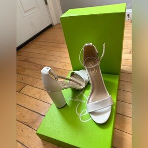 White Size 8 Sam Edelman Women's Yaro Dress Sandals (lightly worn)